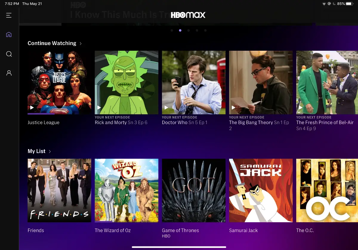 Thumbnail of A collection of DC Universe movies available for streaming on HBO Max